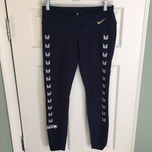 Seattle Seahawks Nike dri-fit exercise leggings
